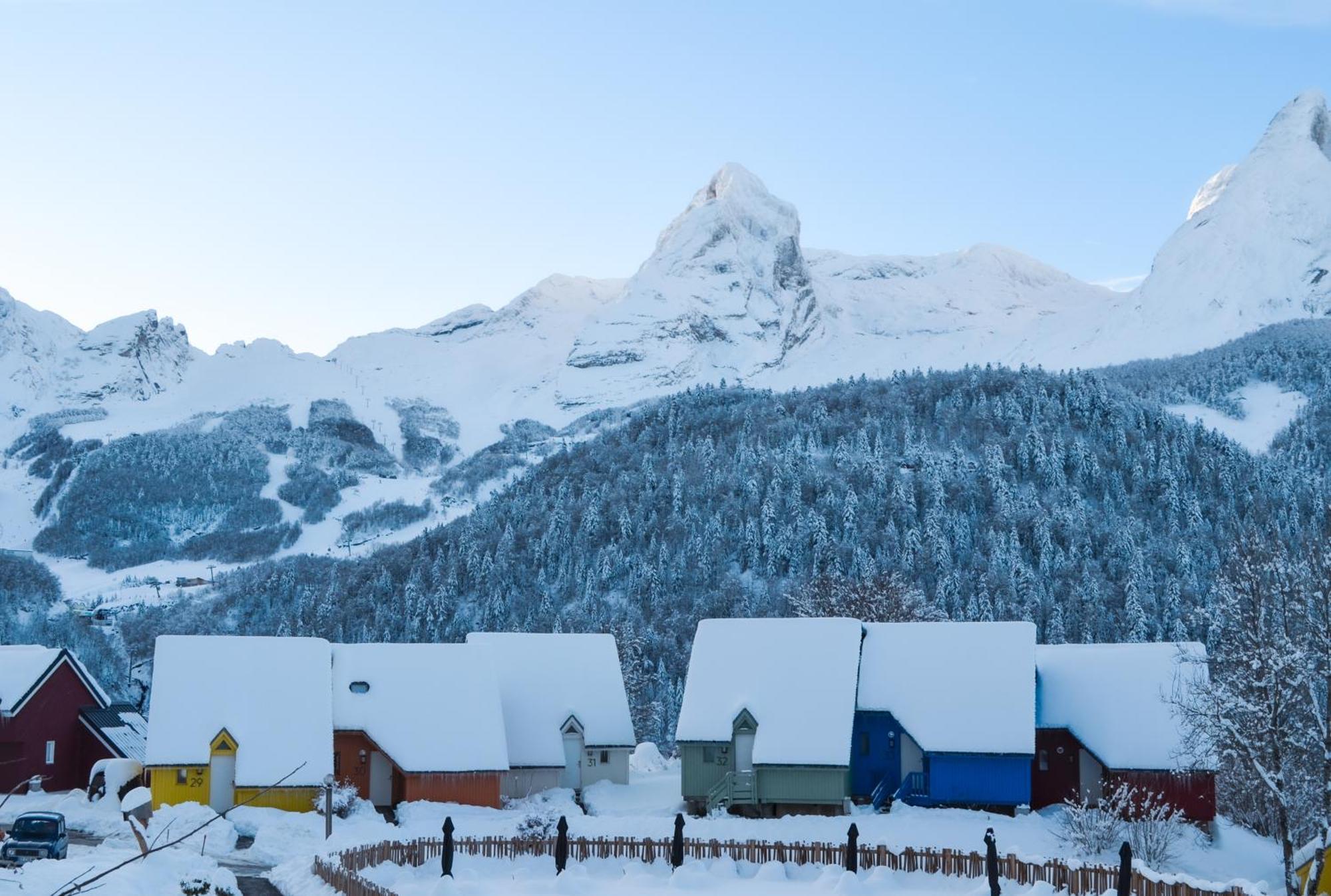 Iskoe Chalets-Hoetel, Col D'Aubisque Gourette Ngoại thất bức ảnh
