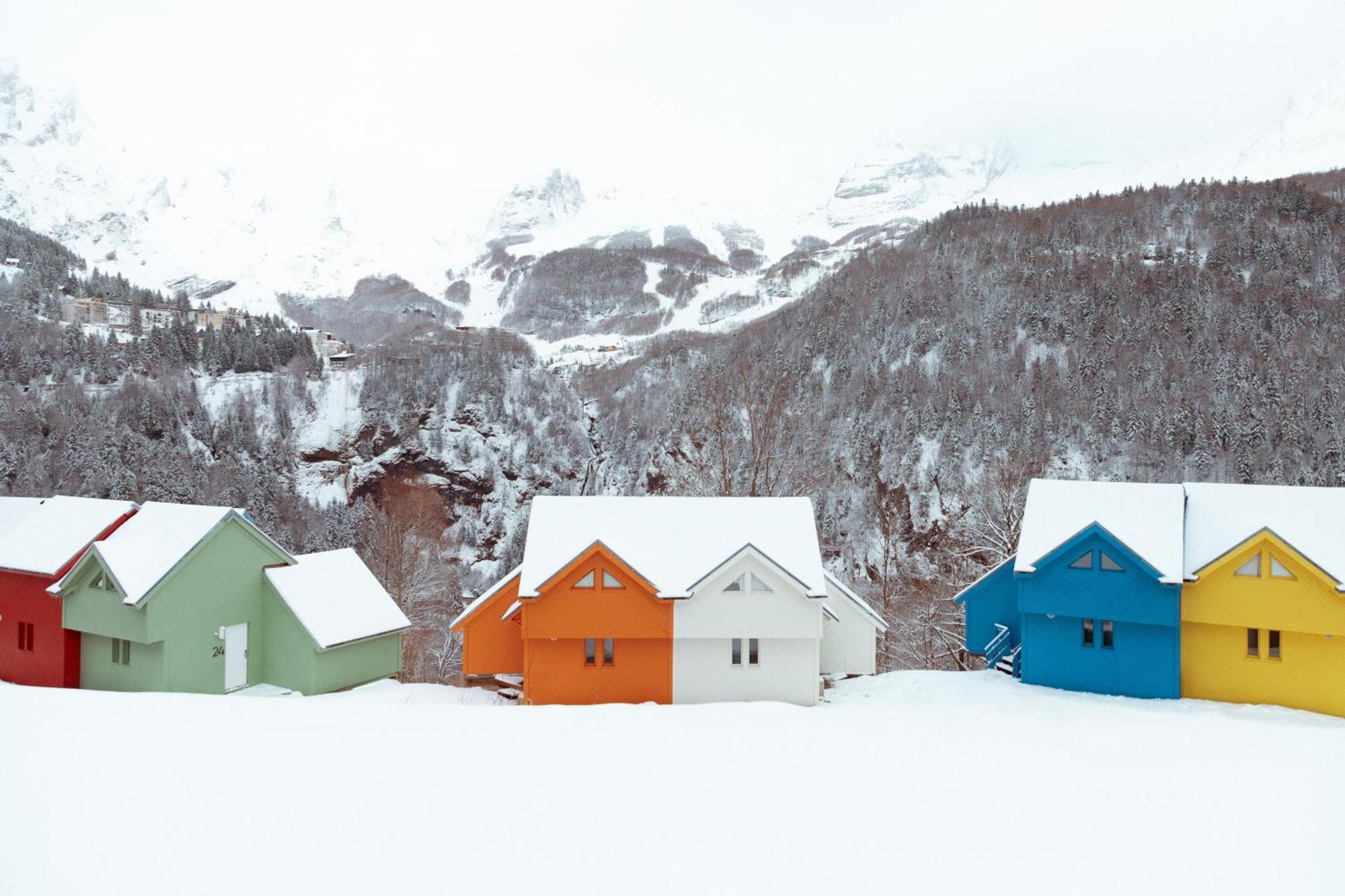 Iskoe Chalets-Hoetel, Col D'Aubisque Gourette Ngoại thất bức ảnh